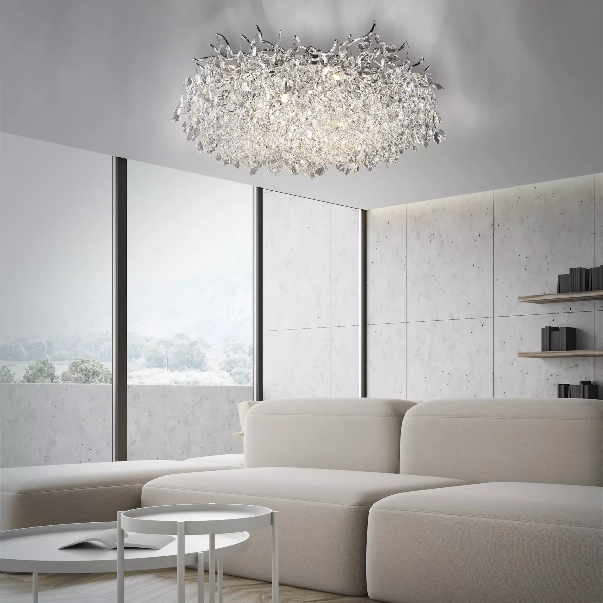 Deckenleuchte RICICLE Paul Neuhaus Metall 80 x 37 x 80 cm