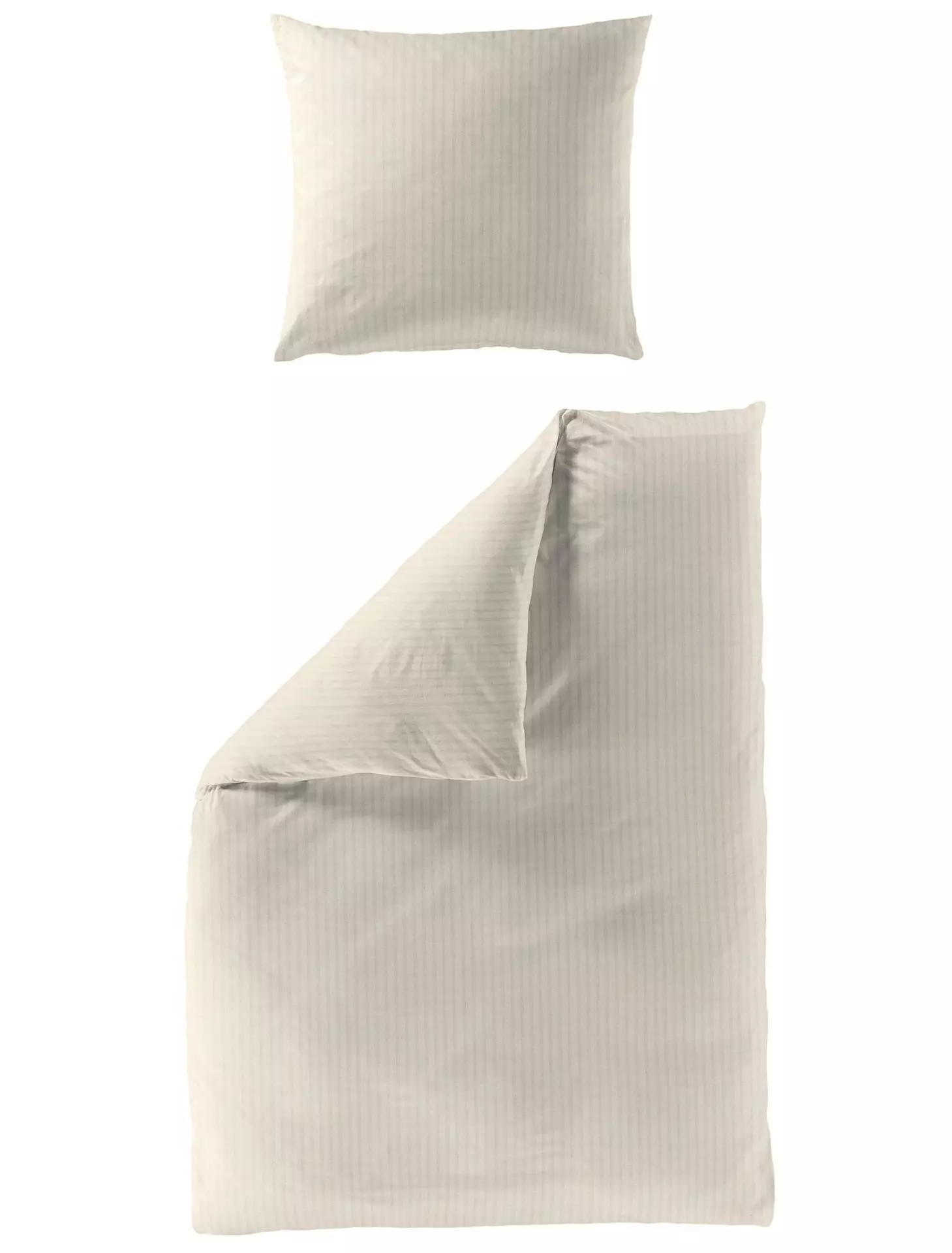 Jersey-Bettwäsche Pantone-Nadelstreifen MONDO Textil 135 x 200 cm