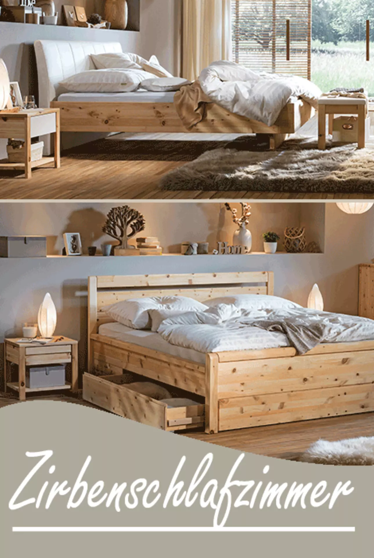 Trend für besseren Schlaf: jetzt Zirbe für das Schlafzimmer entdecken