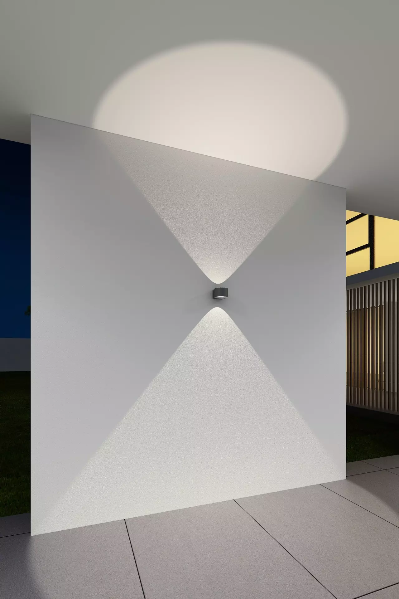 Wand-Aussenleuchte 9029 CMD Metall 