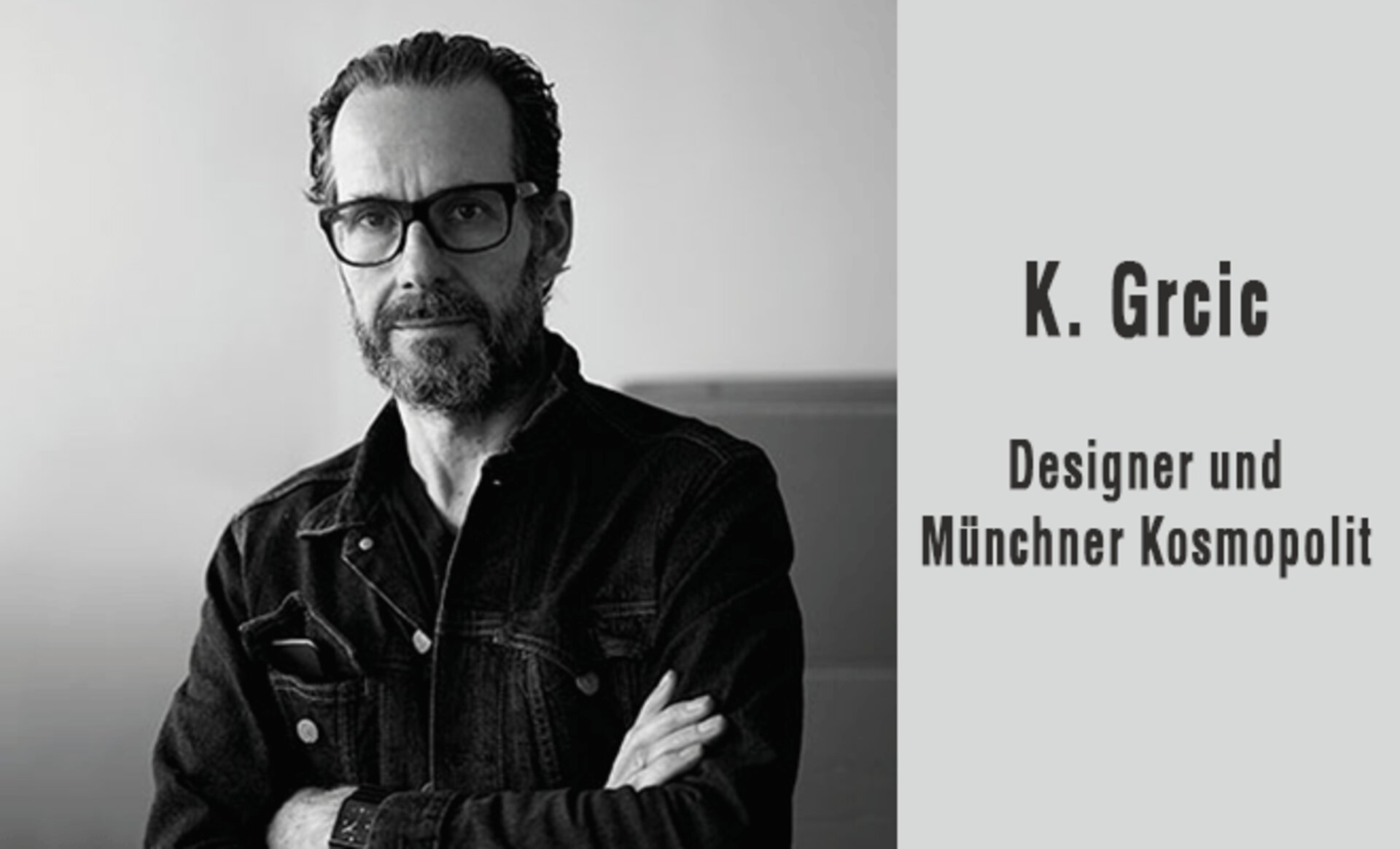 Zum Designportrait Konstantin Grcic - Designer und Münchner Kosmopolit