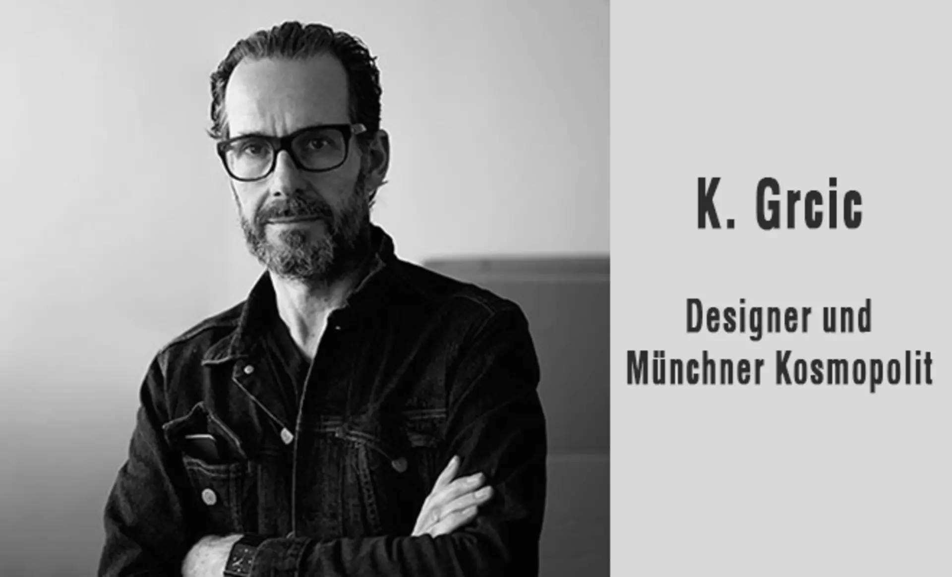 Zum Designportrait Konstantin Grcic - Designer und Münchner Kosmopolit