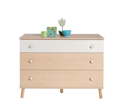 Bild von Kommode YLVIE PAIDI Holzwerkstoff braun ca. 125x90x56 cm