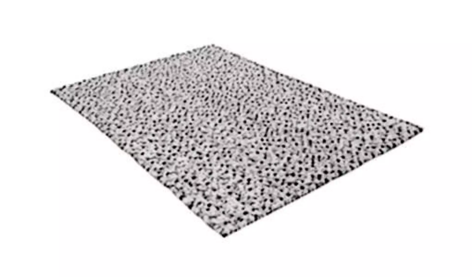 Icon für Naturteppich ist ein grauer Teppich aus Naturfasern.