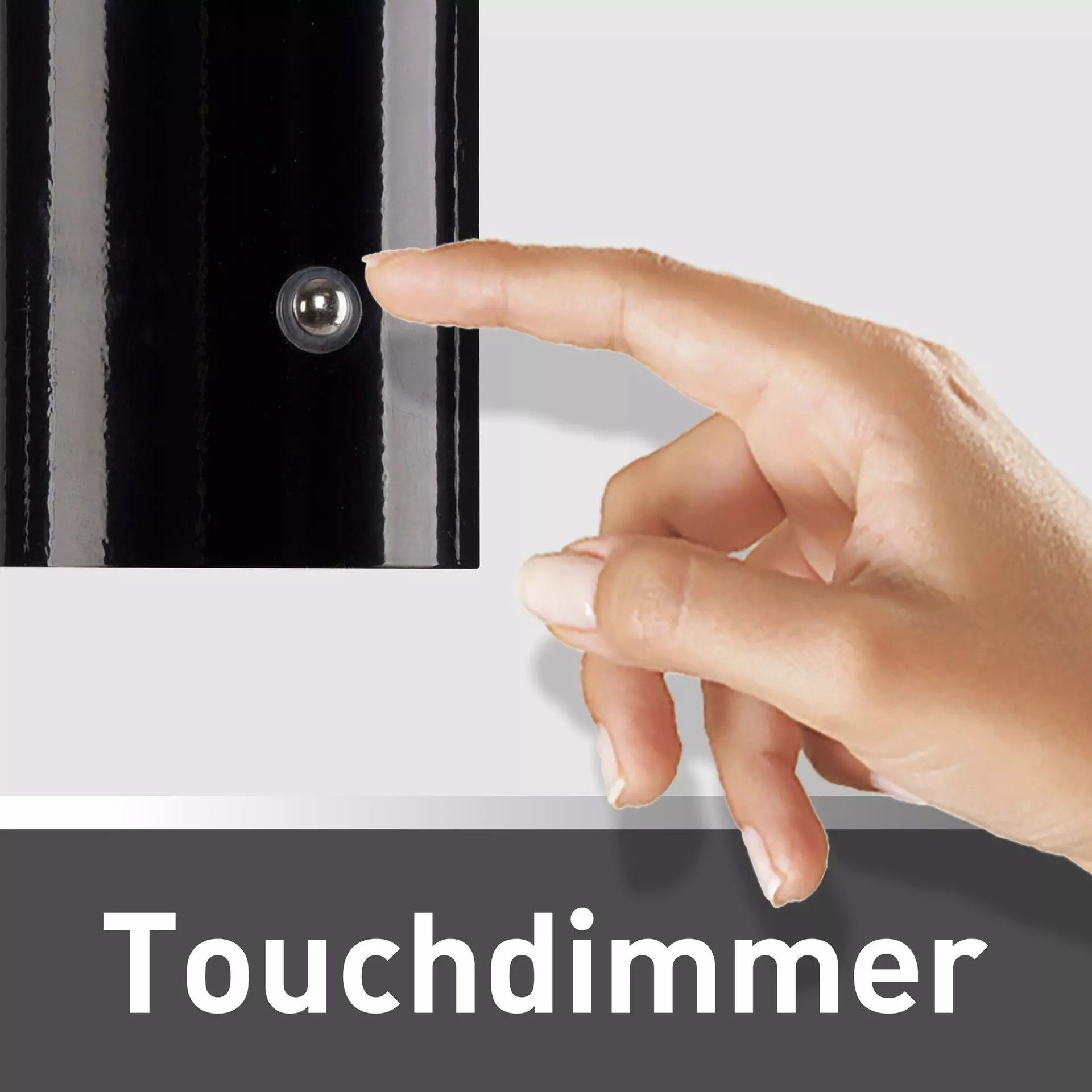 Tischleuchte AGNES JUST LIGHT Metall 13 x 22 x 13 cm