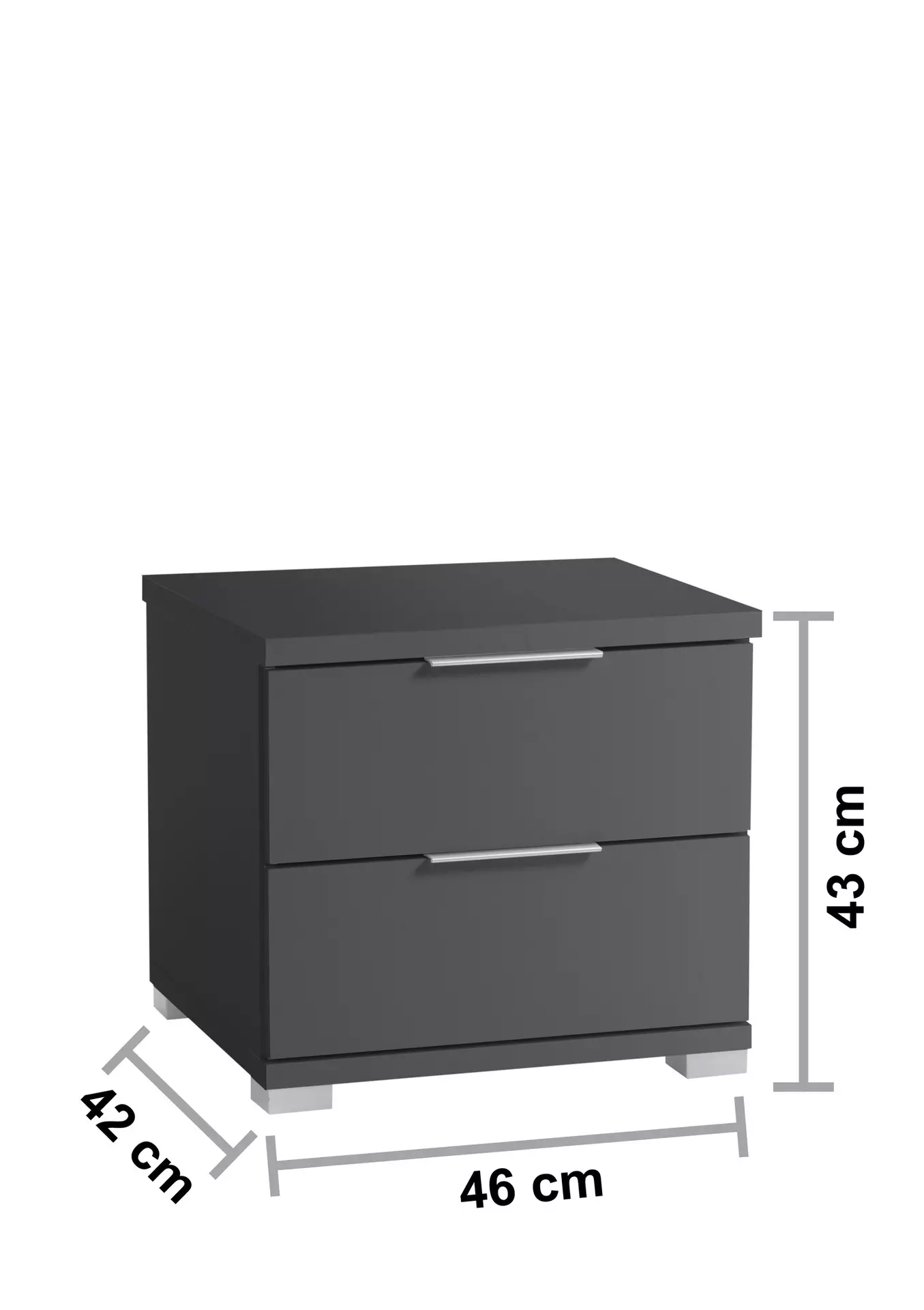 Nachttisch Smilla Dreamoro Holzwerkstoff 42 x 43 x 46 cm