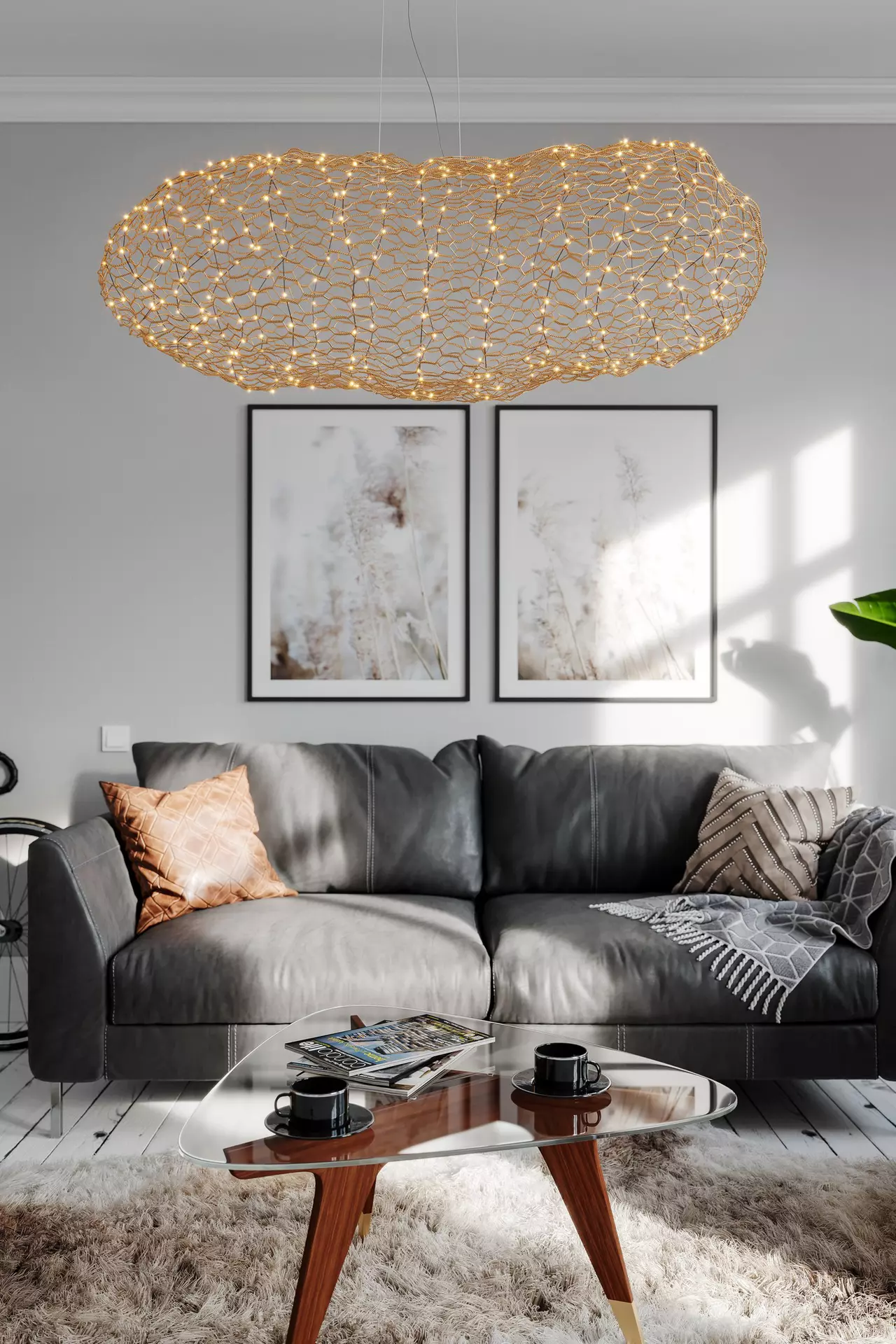 Hängeleuchte Hayden BY RYDENS Metall 50 x 157 x 115 cm