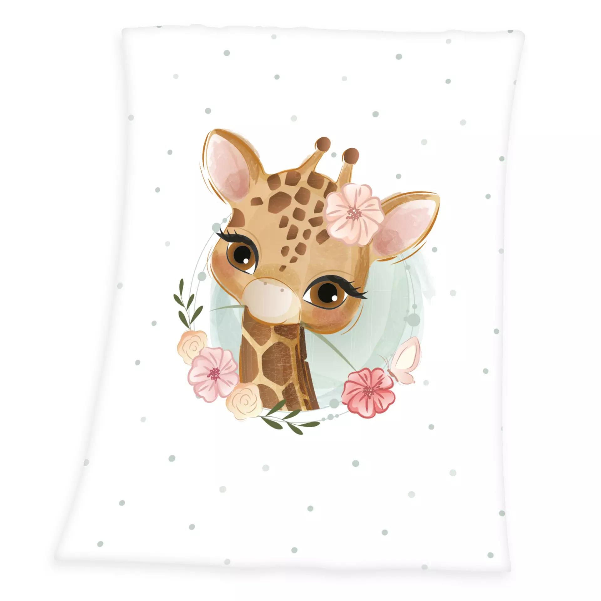 Kuscheldecke Baby Best Giraffe Baby Best Textil 75 x 100 cm