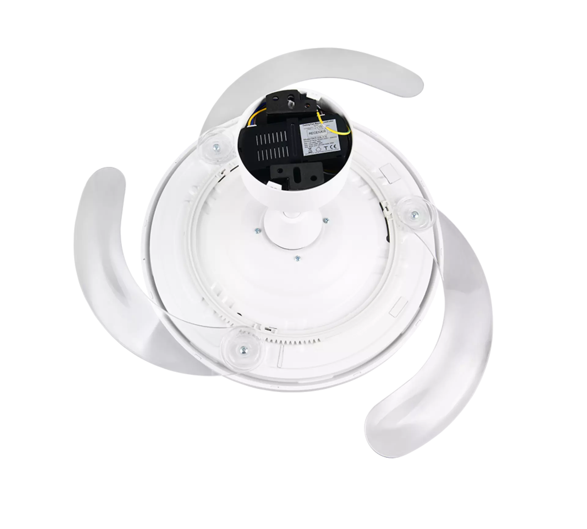 Deckenventilator Kasfjord Reality Leuchten Metall 107 x 35 x 107 cm