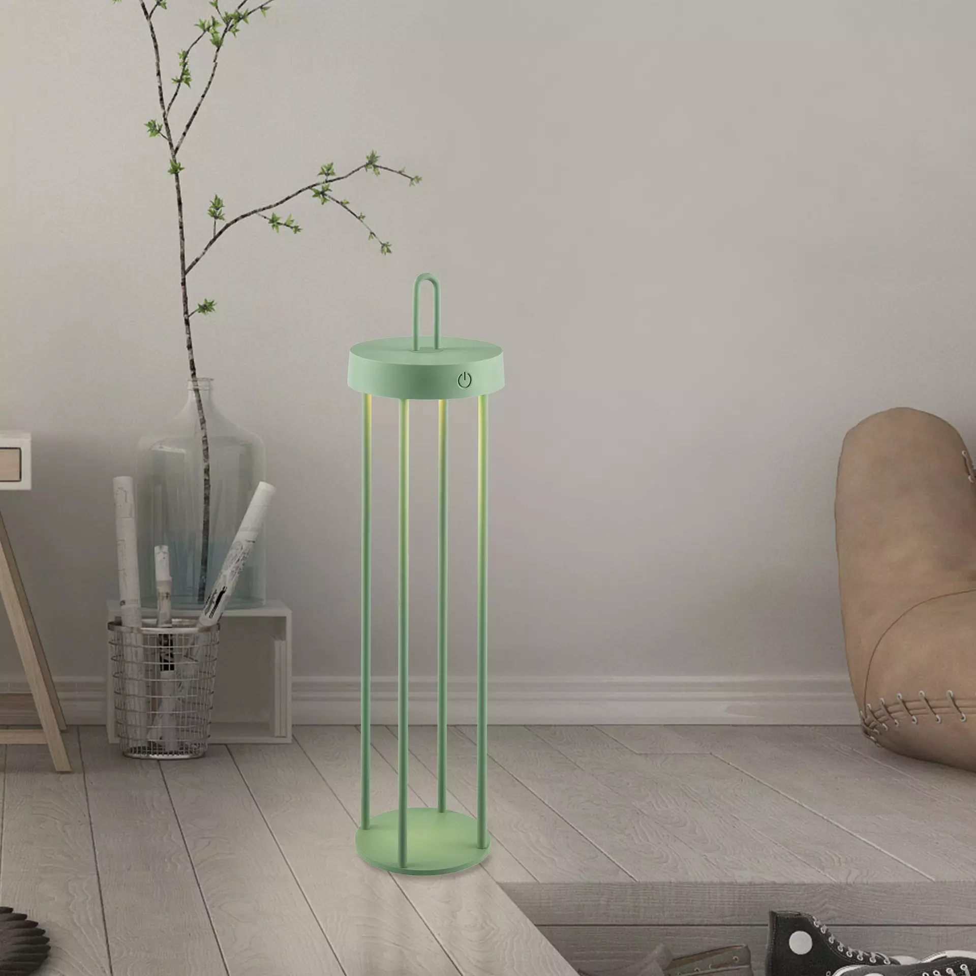 Tischleuchte ANSELM JUST LIGHT Metall 12 x 50 x 12 cm