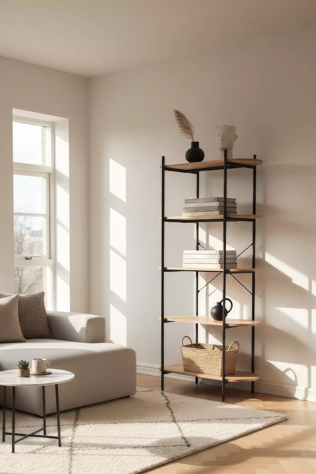 Regal HANOI finori Metall 34 x 174 x 80 cm