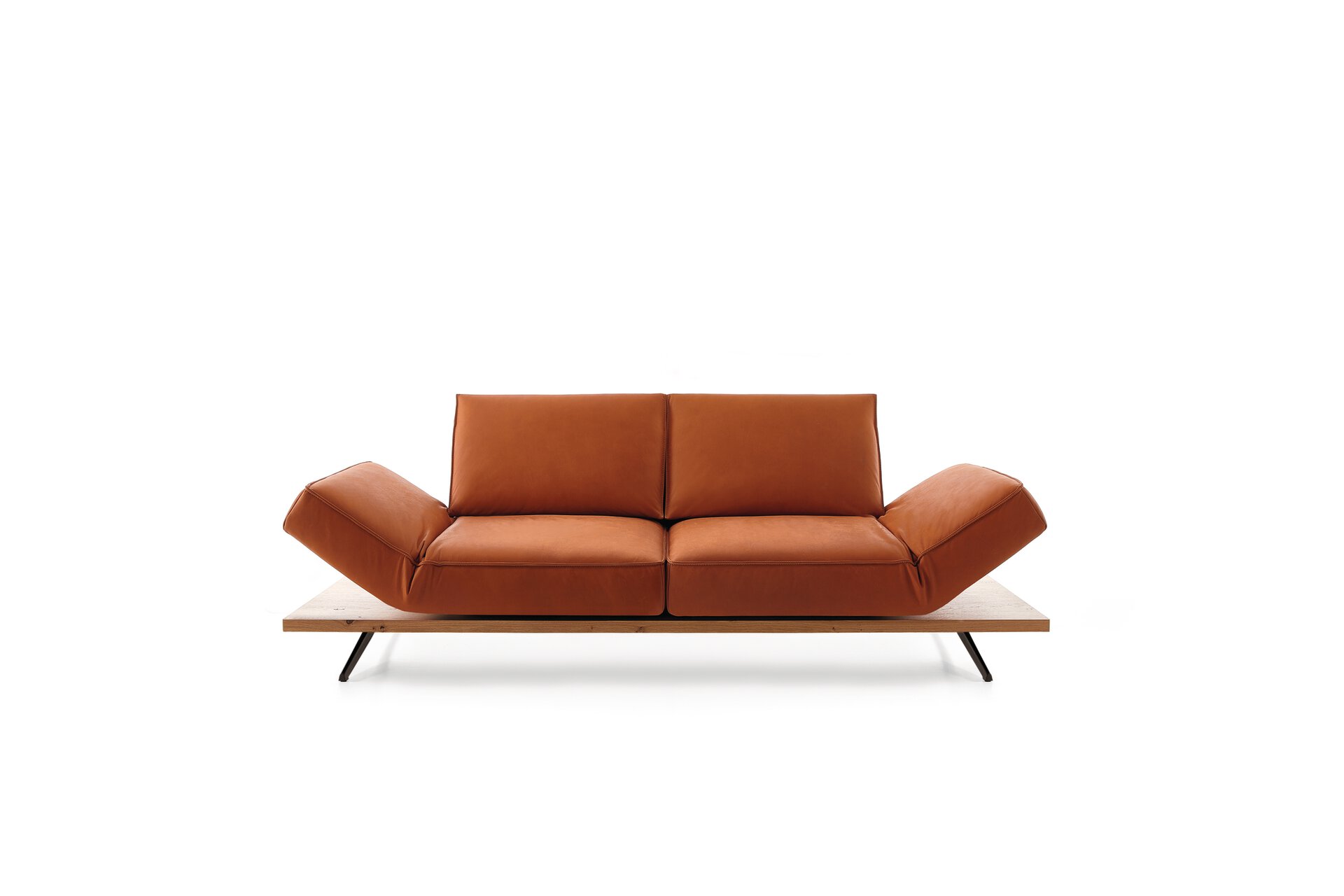 Sofa 2,5Sitzer PHOENIX Koinor Leder orange ca. 175x116x240 cm Möbel