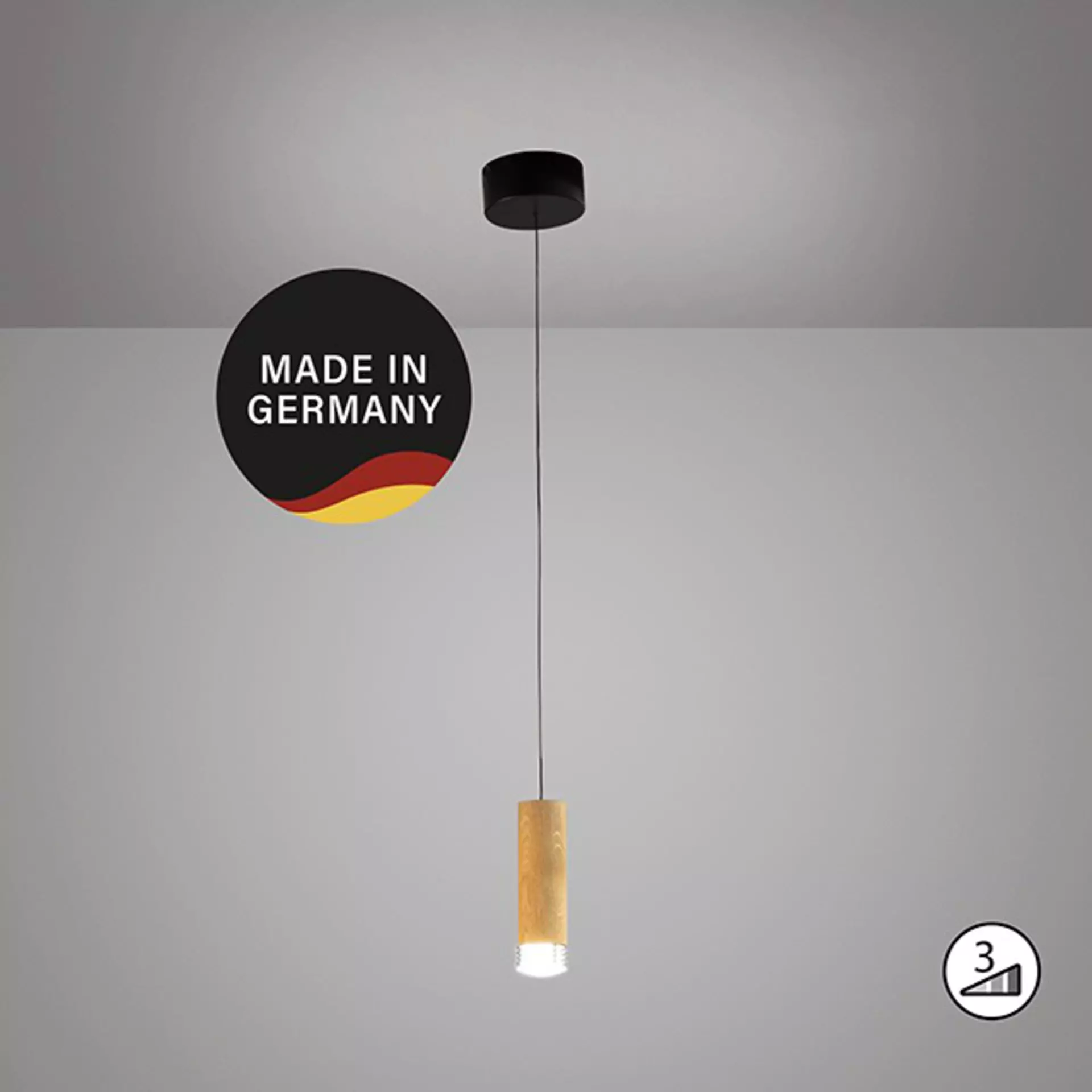 Hängeleuchte SHINE-WOOD Fischer-Honsel Metall 