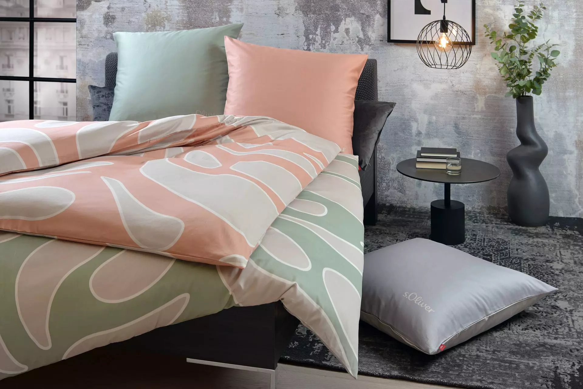 Satin-Bettwäsche S. Oliver Textil 155 x 220 cm