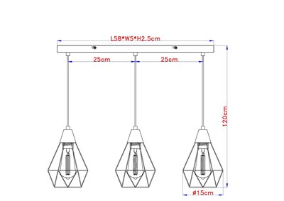 7. Bild von Hängeleuchte AGL Wanddimmer schwarz