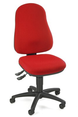 Bild von Büro-Drehstuhl Kunststoff rot Topstar