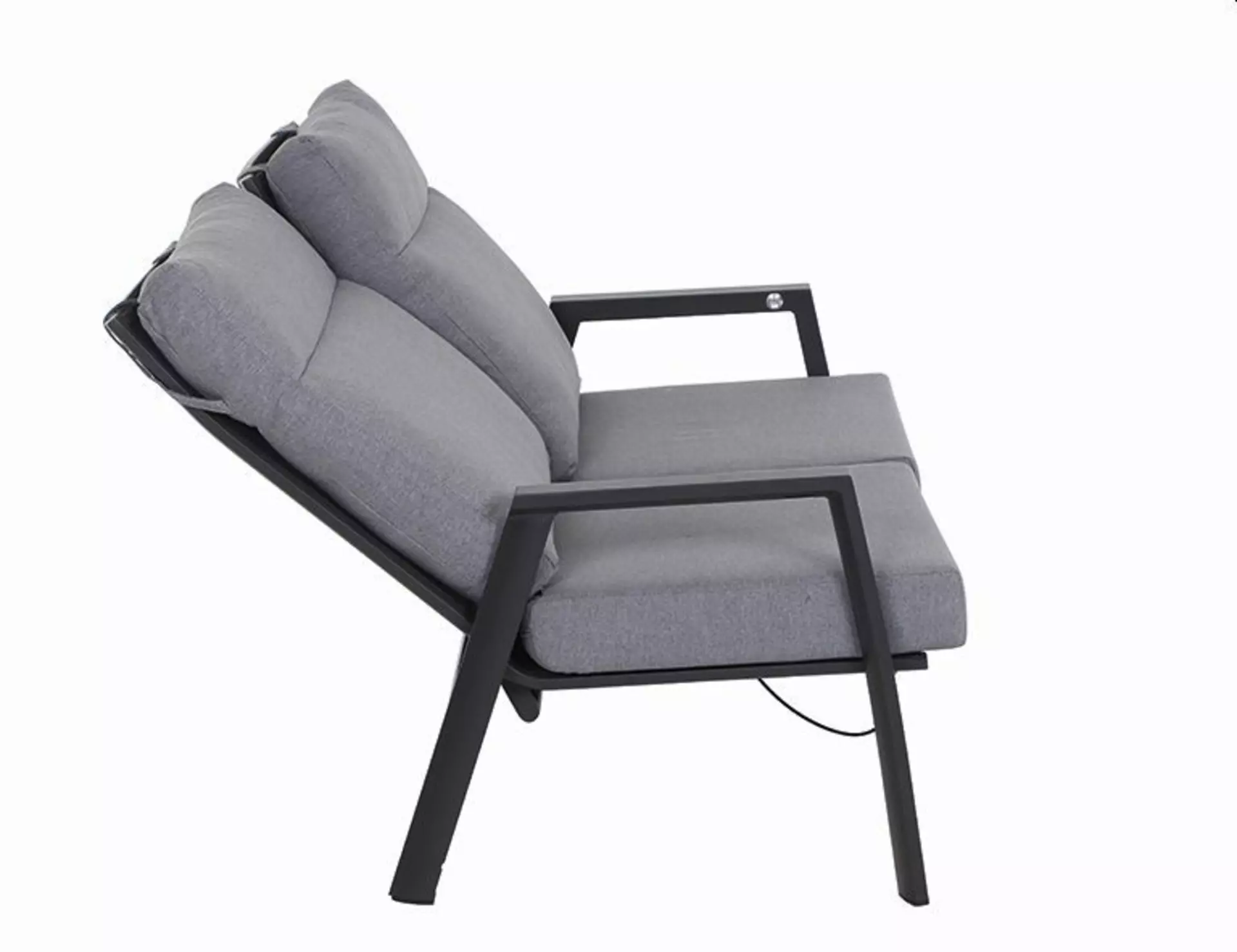 Loungesofa Valencia Outdoor Textil 82 x 99 x 152 cm