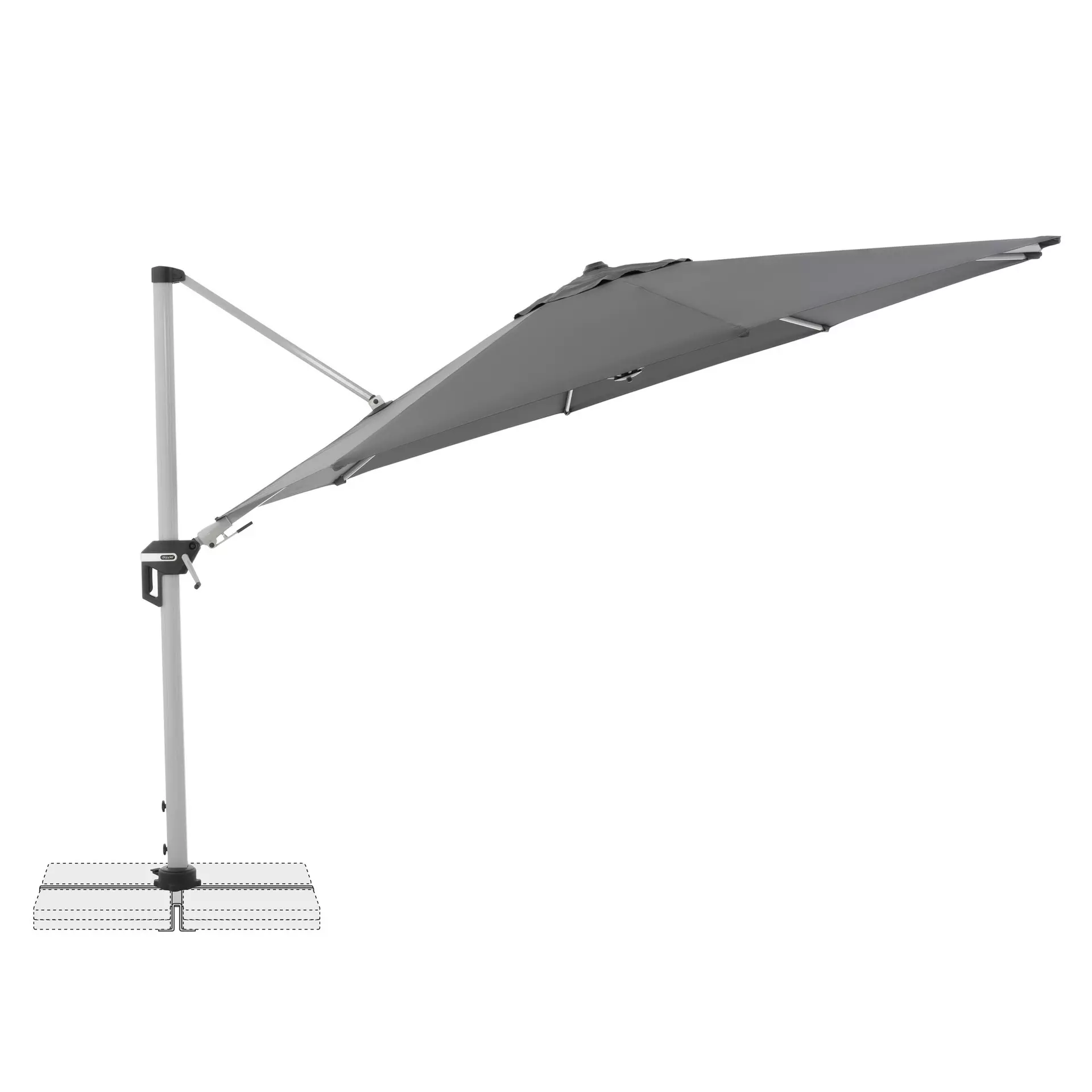 Sonnenschirm Active Doppler Textil 372 x 271 x 372 cm