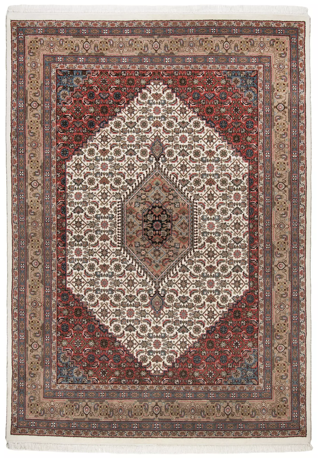 Handknüpfteppich Benares Theko Textil 40 x 1 x 60 cm