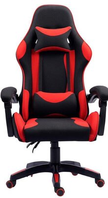Bild von Chefsessel Textil rot CELECT