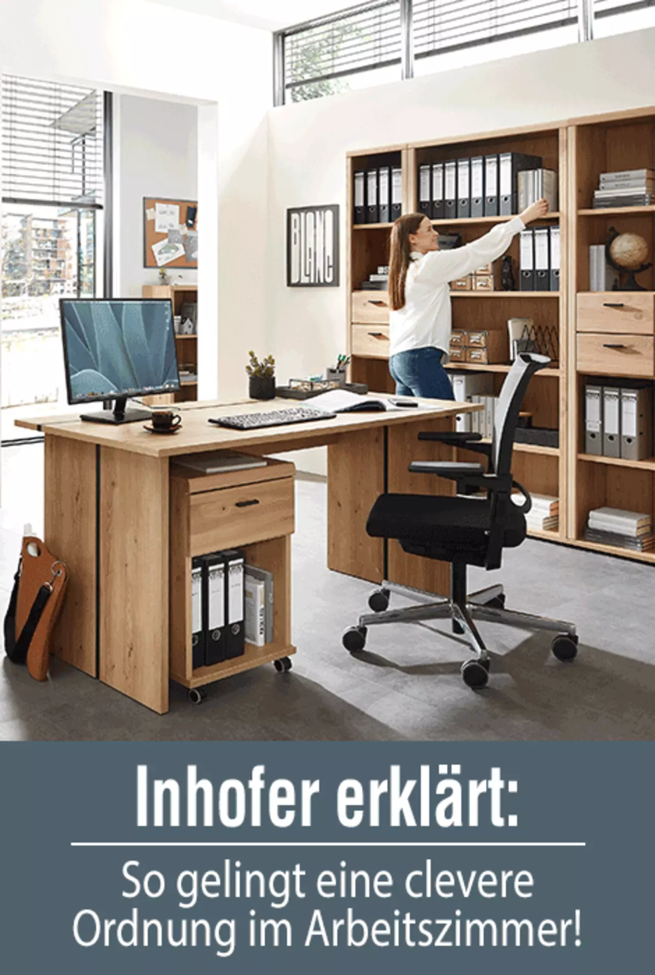Ordnung im Arbeitszimmer: Stauraum clever planen für mehr Struktur und Fokus. Jetzt inspirieren lassen!