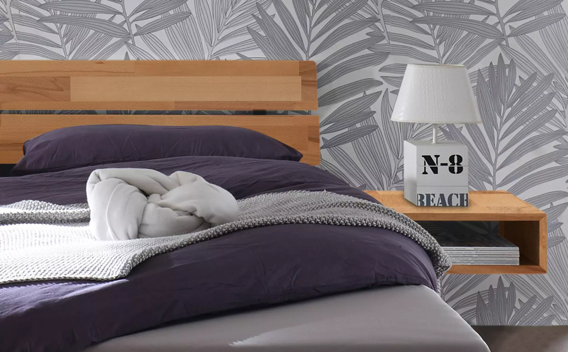 Bett PRATO Hasena Holz 166 x 76 x 214 cm