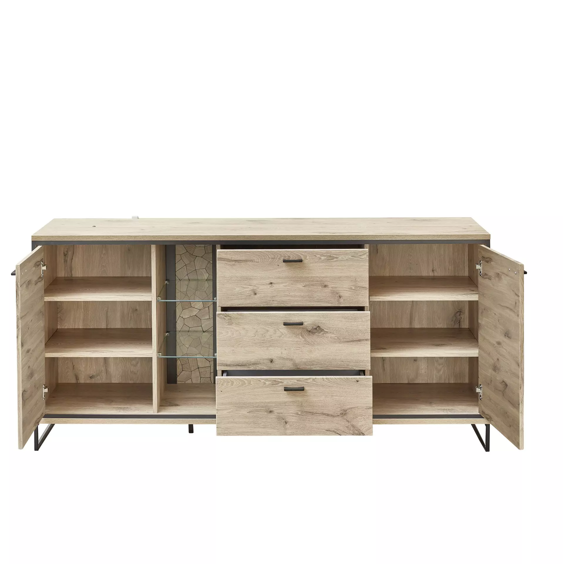 Sideboard RUBEN Wohn-Concept Holzwerkstoff 49 x 86 x 180 cm