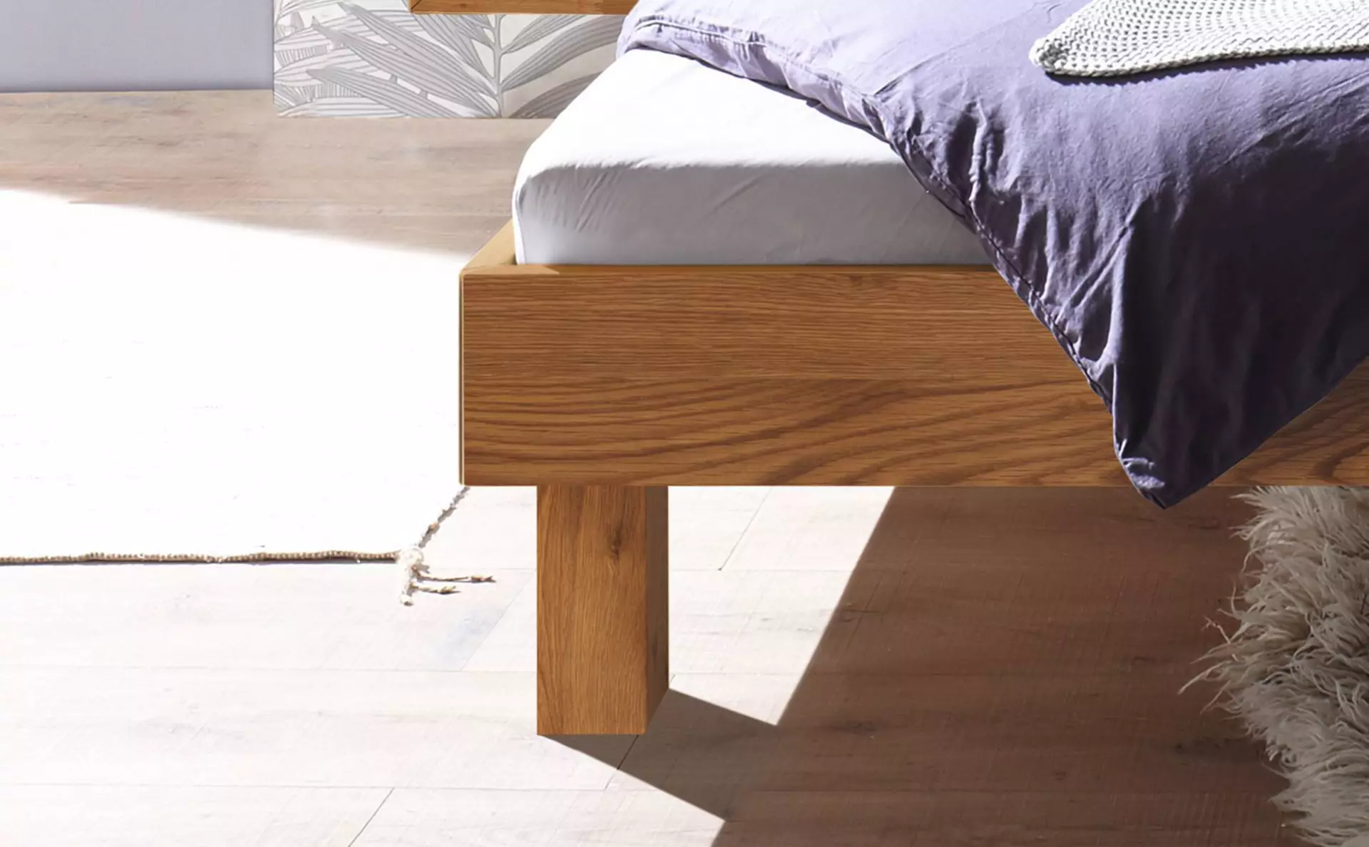 Bett PRATO Hasena Holz 166 x 76 x 214 cm