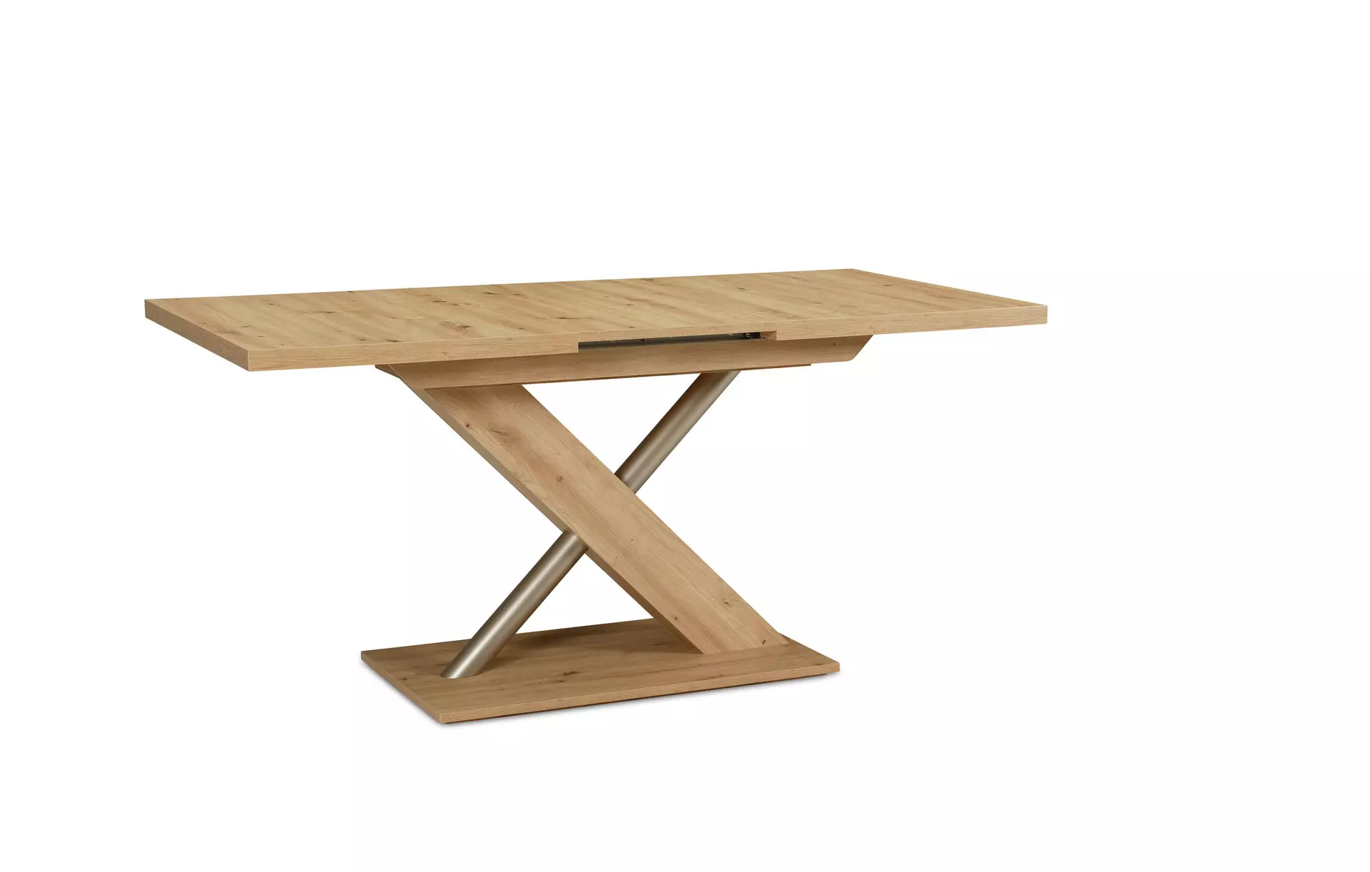 Tisch mit Auszug ELIMO Vito Metall 80 x 76 x 120 cm