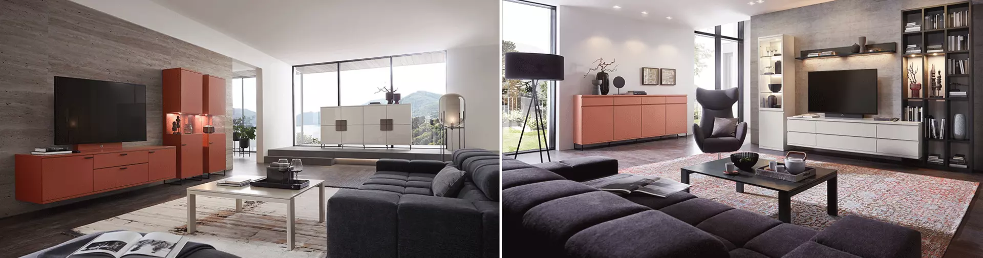 Stauraum im Wohnzimmer clever integrieren - praktische Ratgeber von Möbel Inhofer