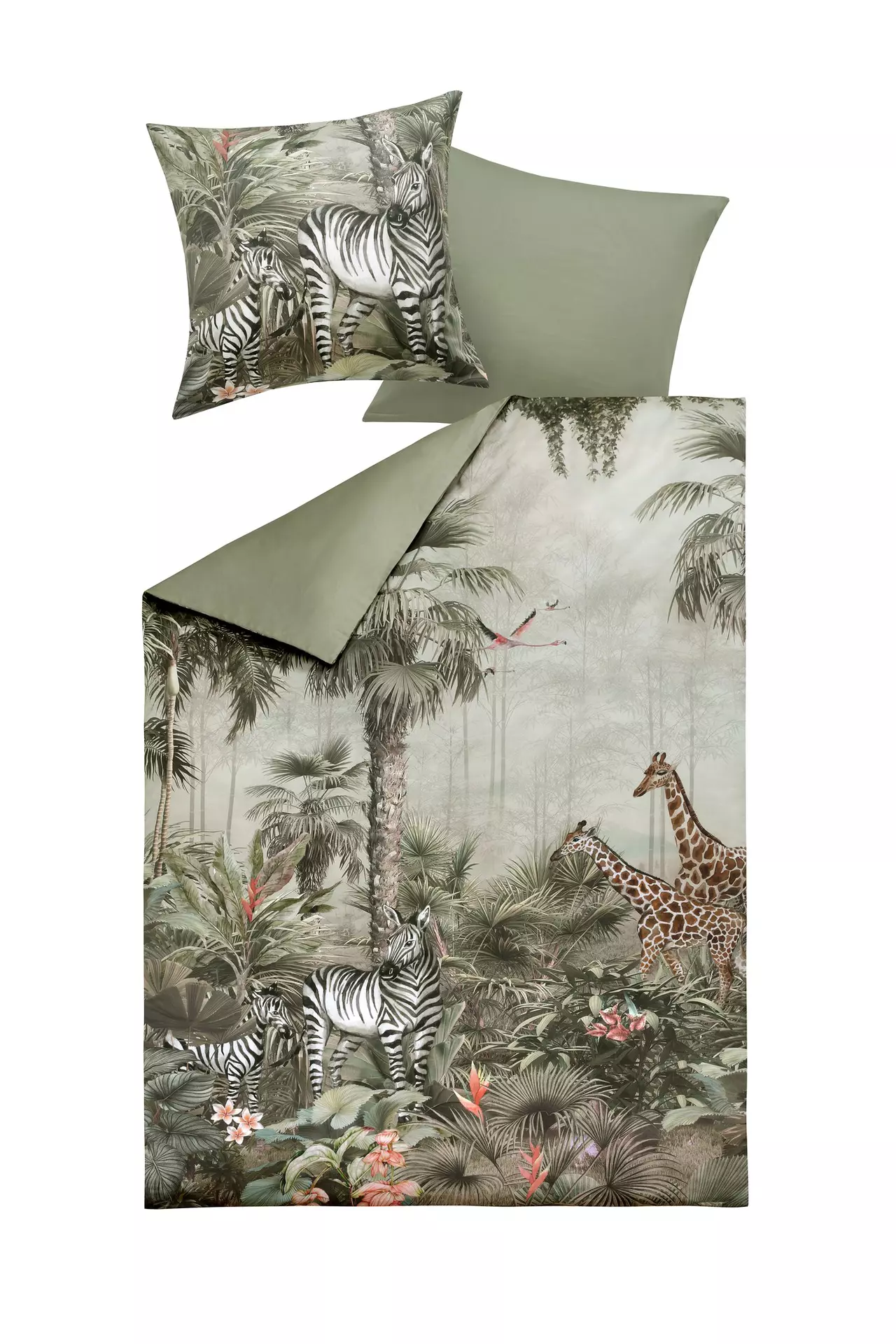 Satin-Bettwäsche Dakota Afrika Casa Nova Textil 135 x 200 cm