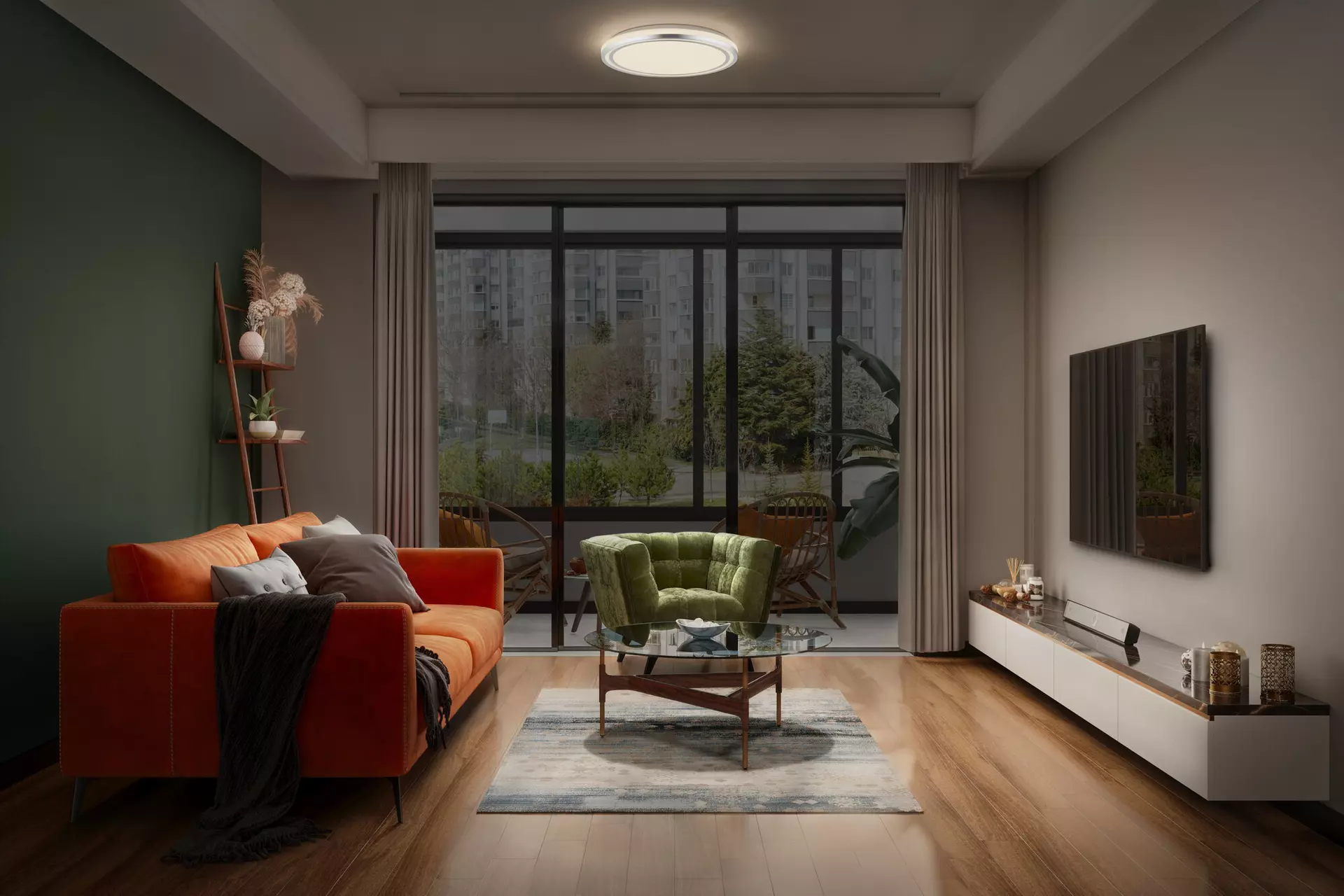 Deckenleuchte Helman Basic Ceiling OSRAM Metall 