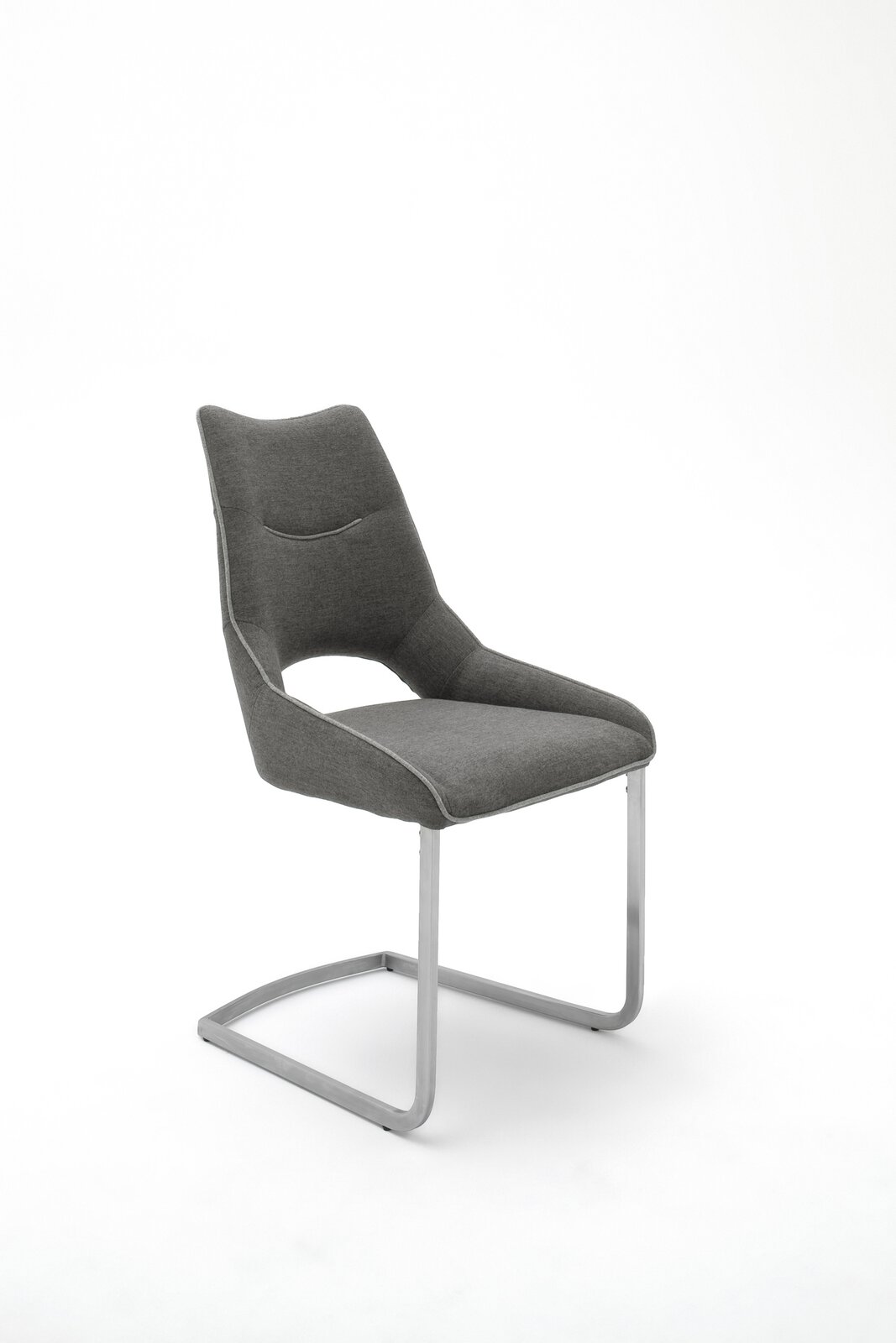 Stuhl MCA furniture Textil Stoff grau/hellgrau ca. 62 cm x