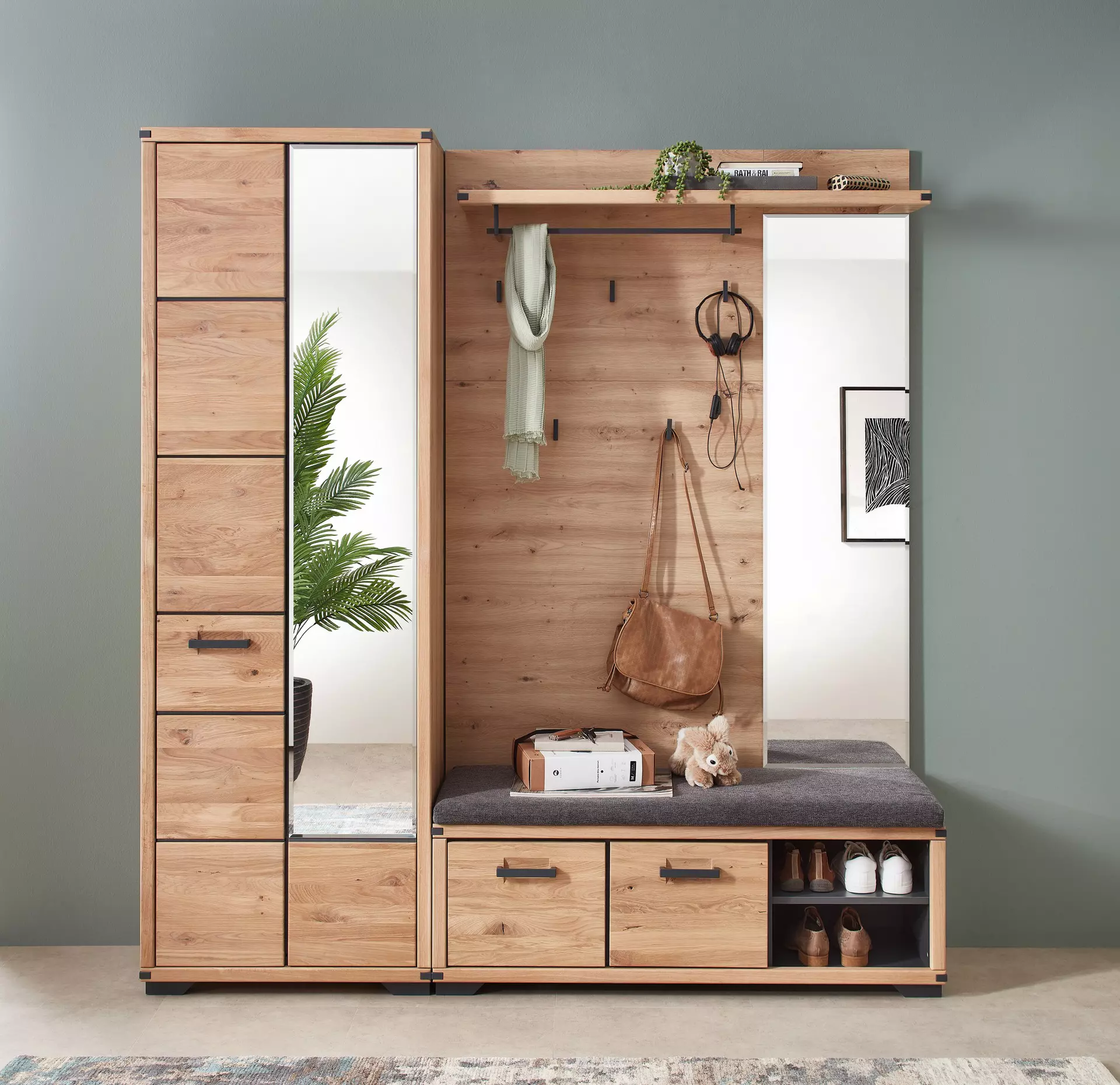 Garderobenpaneel GENUA Innostyle Holz 31 x 163 x 120 cm