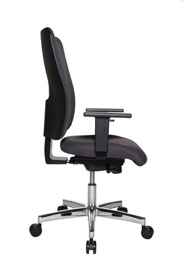 3. Bild von Büro-Drehstuhl Textil schwarz Vito