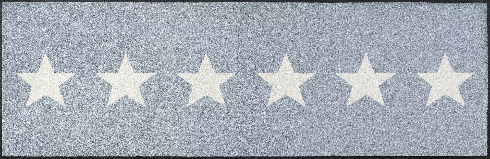 Läufer Stars grey Kleen-Tex Textil 60 x 180 cm