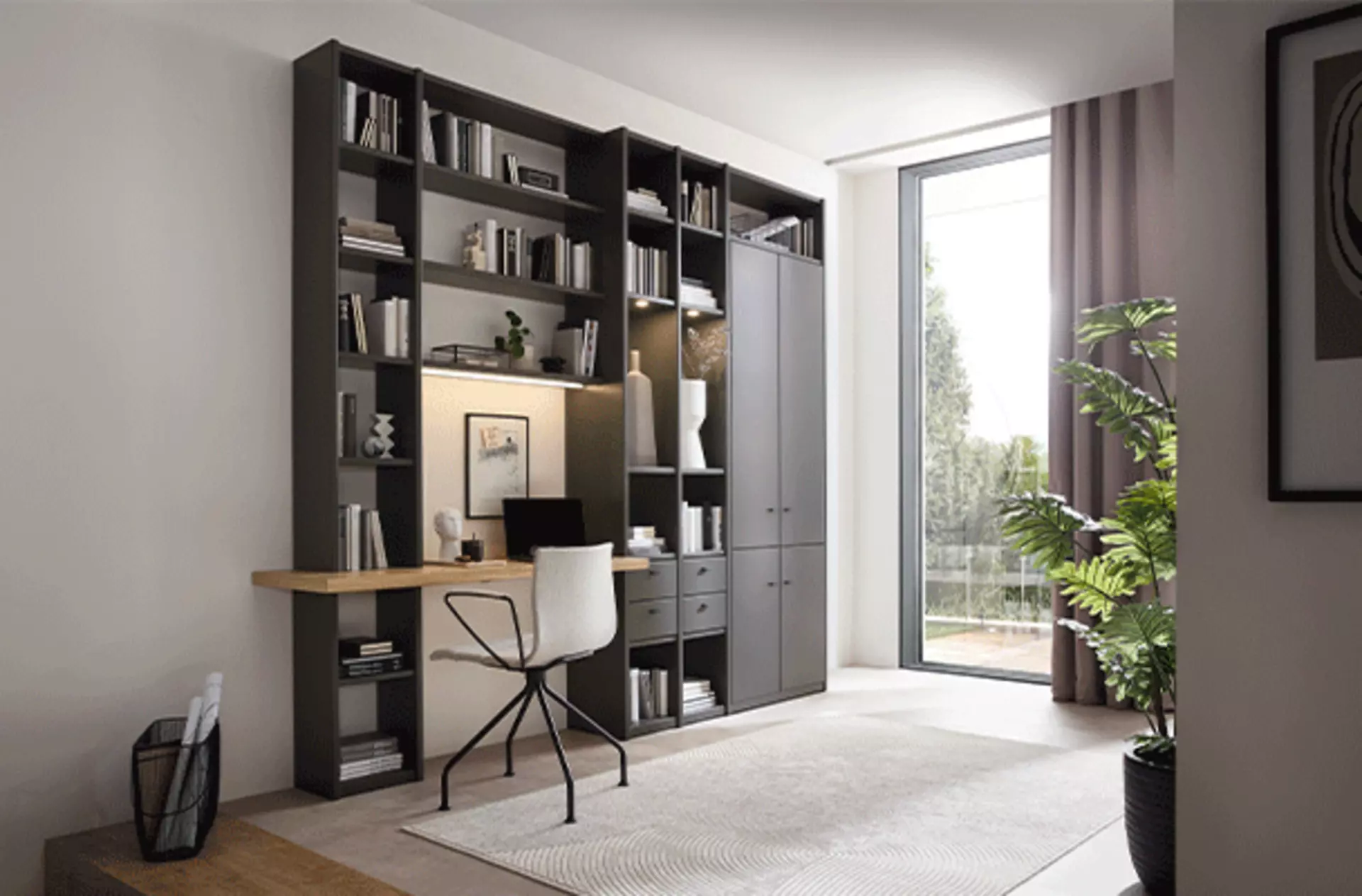 Regalbeleuchtung als gemütliches Zonenlicht