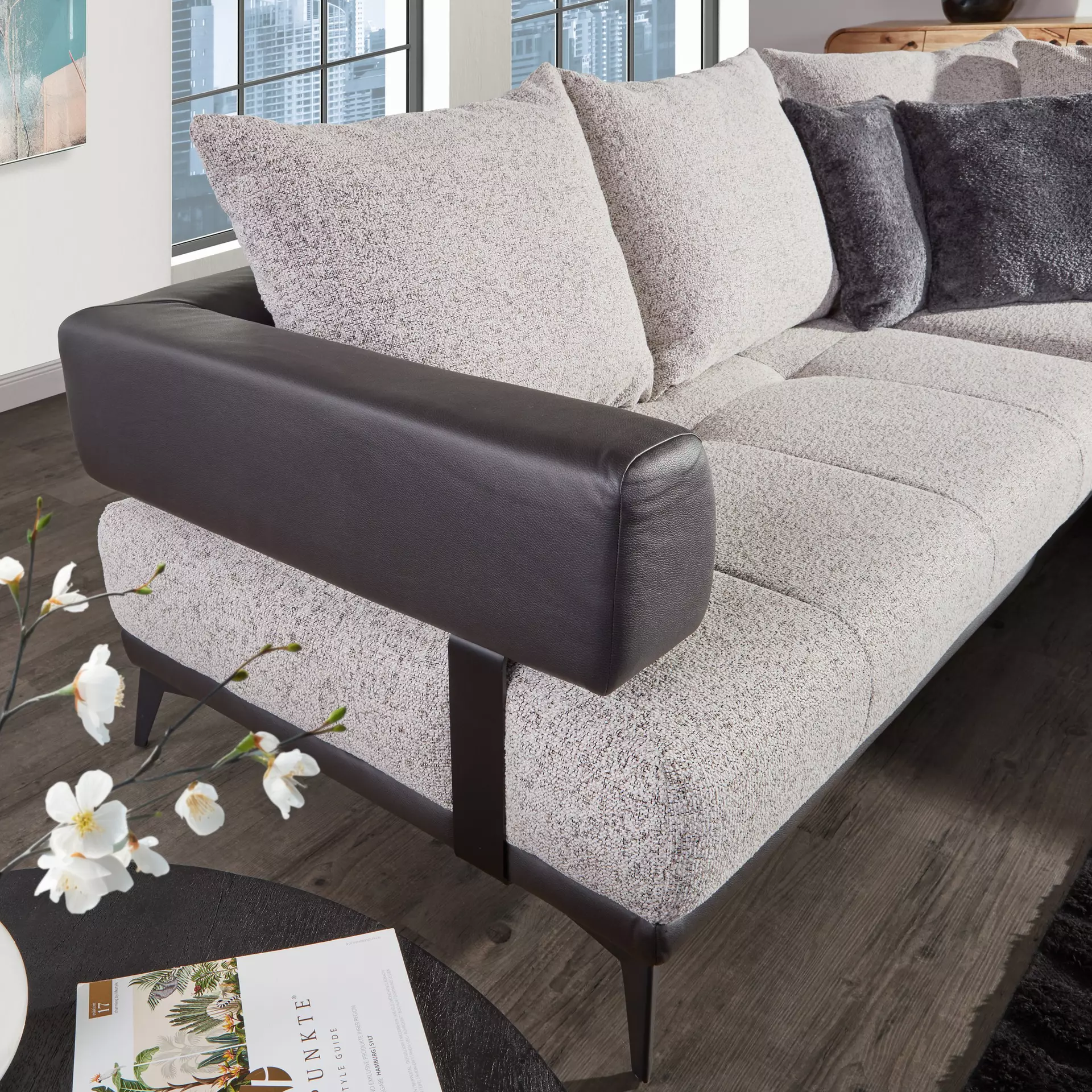 Polstergarnitur CONVILLE Gutmann Factory Textil 196 x 70 x 260 cm