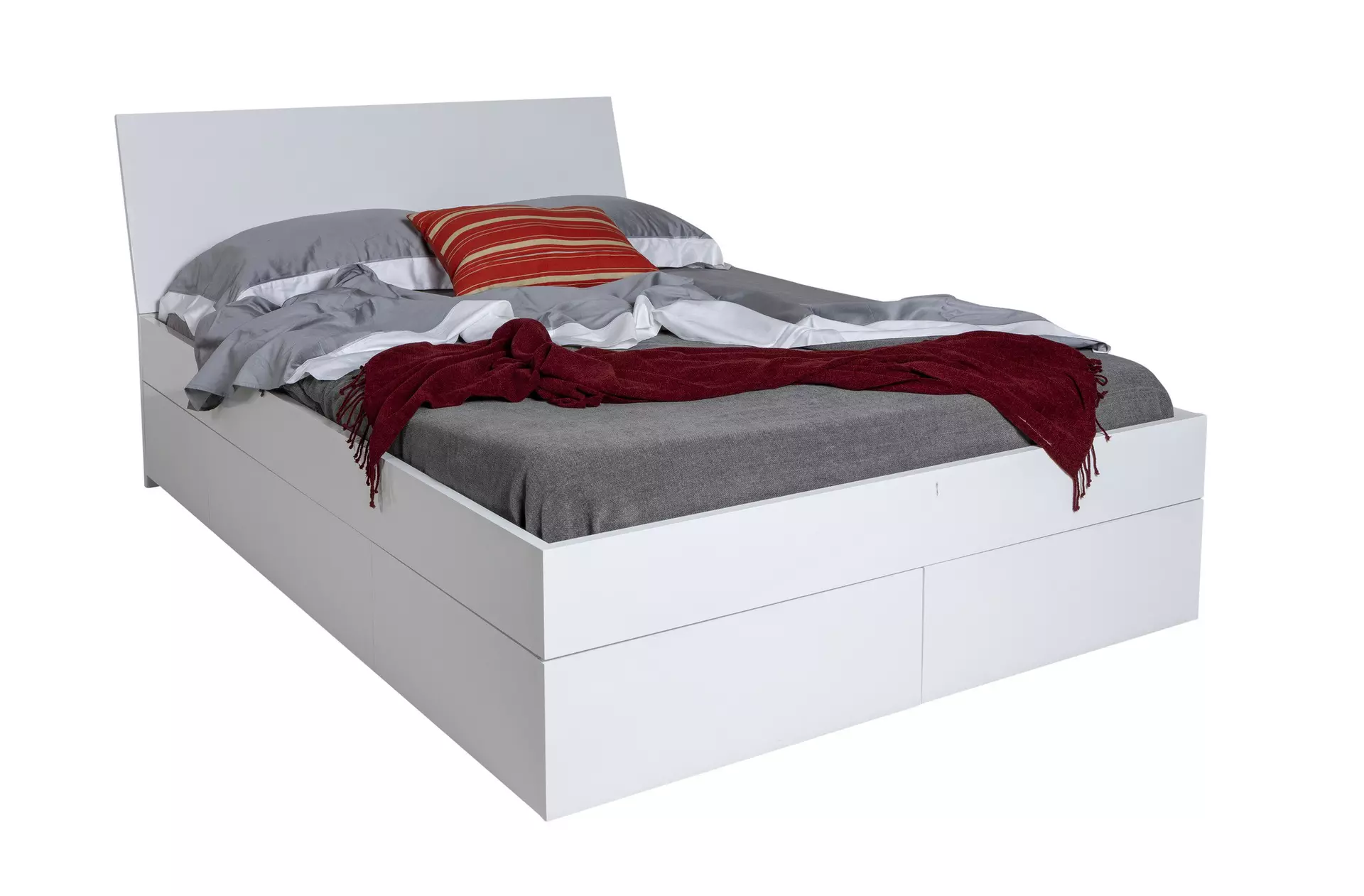 Bett MUNDI Composad Holzwerkstoff 220 x 99 x 126 cm