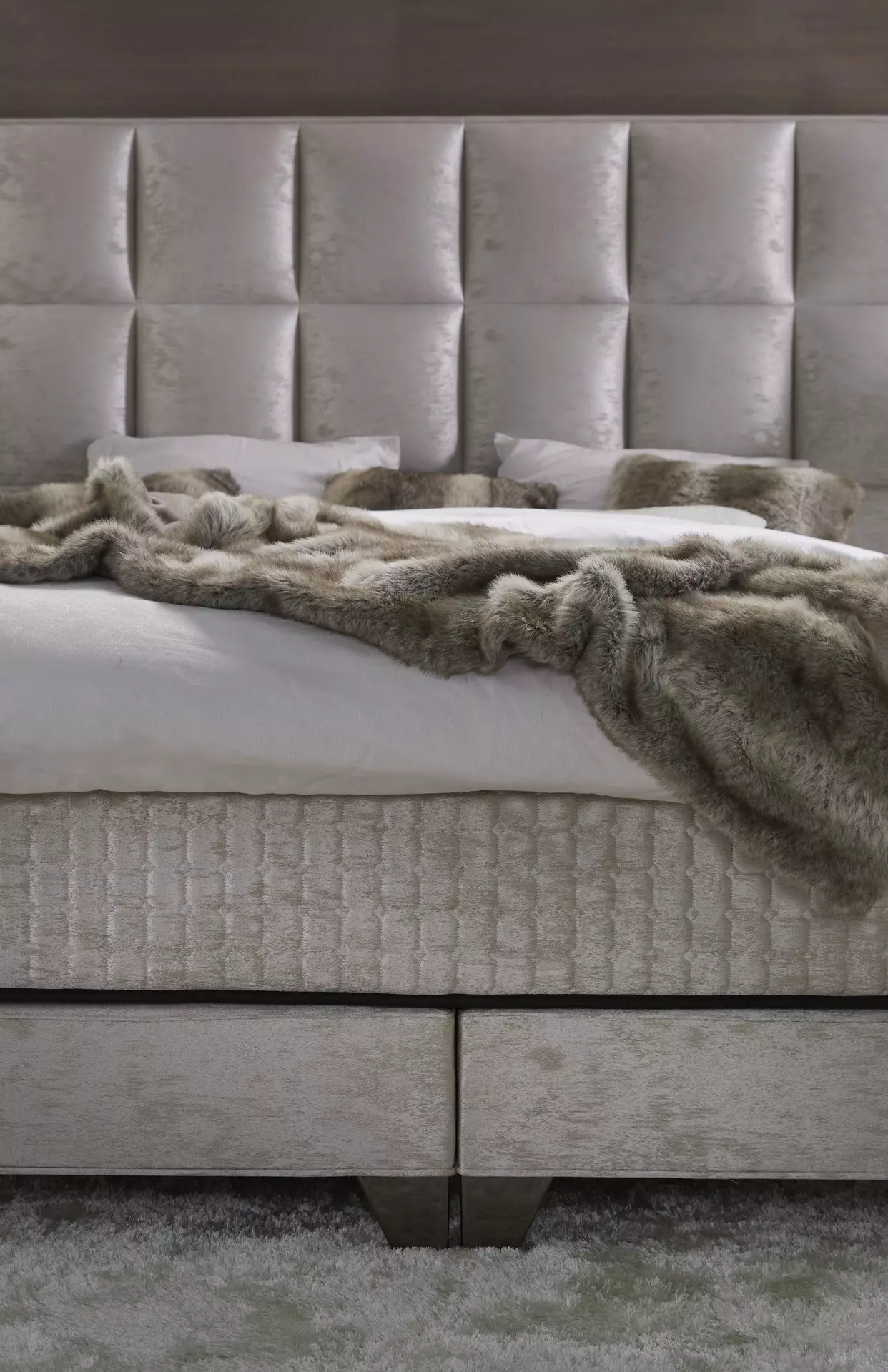Boxspringbett MAGNUM EXTRA GRANDE Serta Textil 290 x 185 x 218 cm