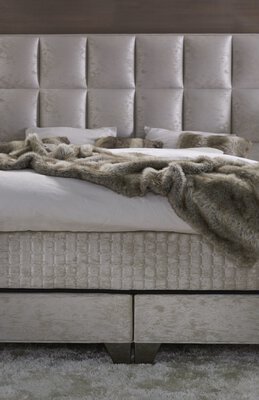 3. Bild von Boxspringbett ca. 218 x 185 x 290 cm Serta beige