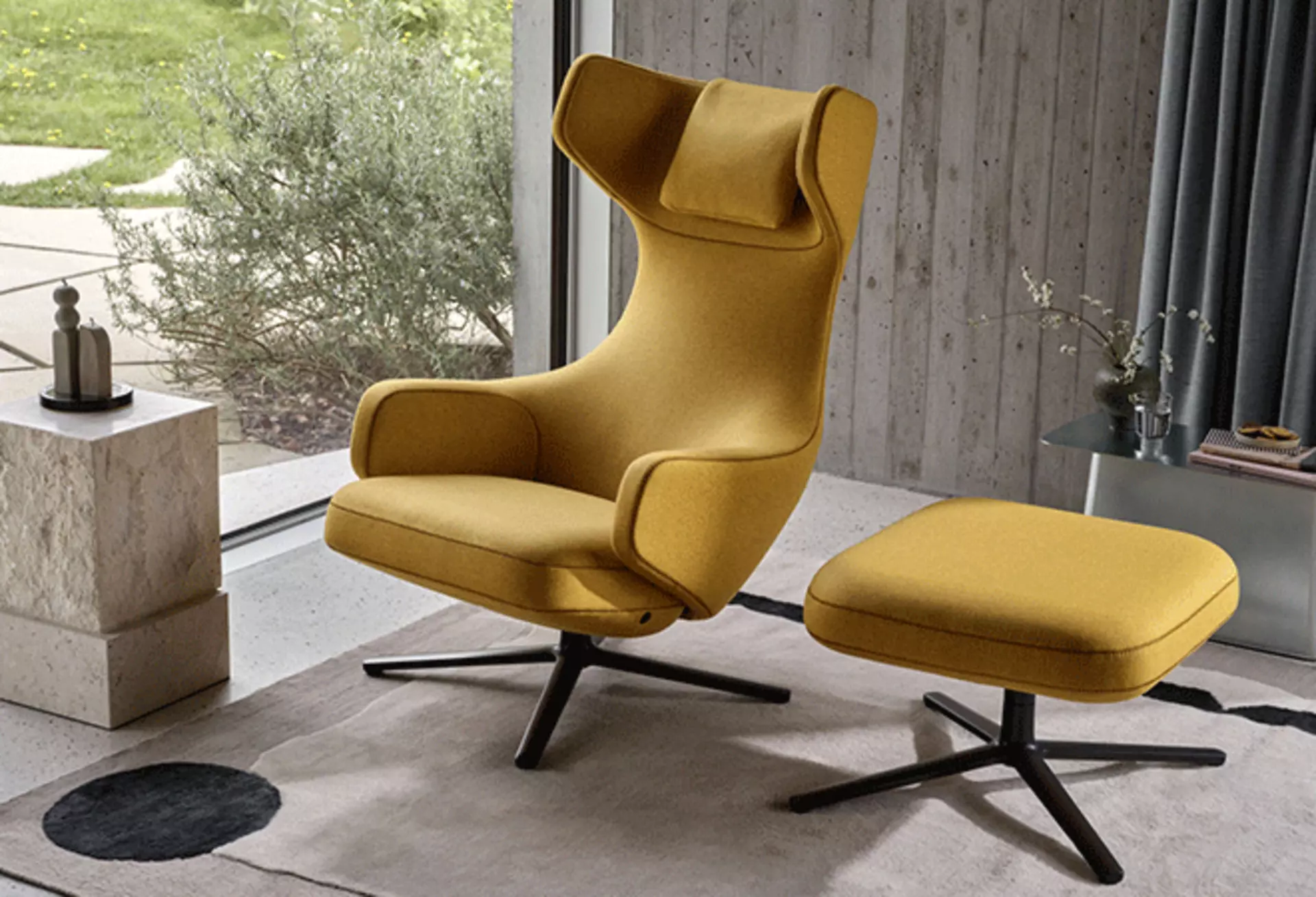 Der Grand Repos mit Ottoman von Antonio Citterio