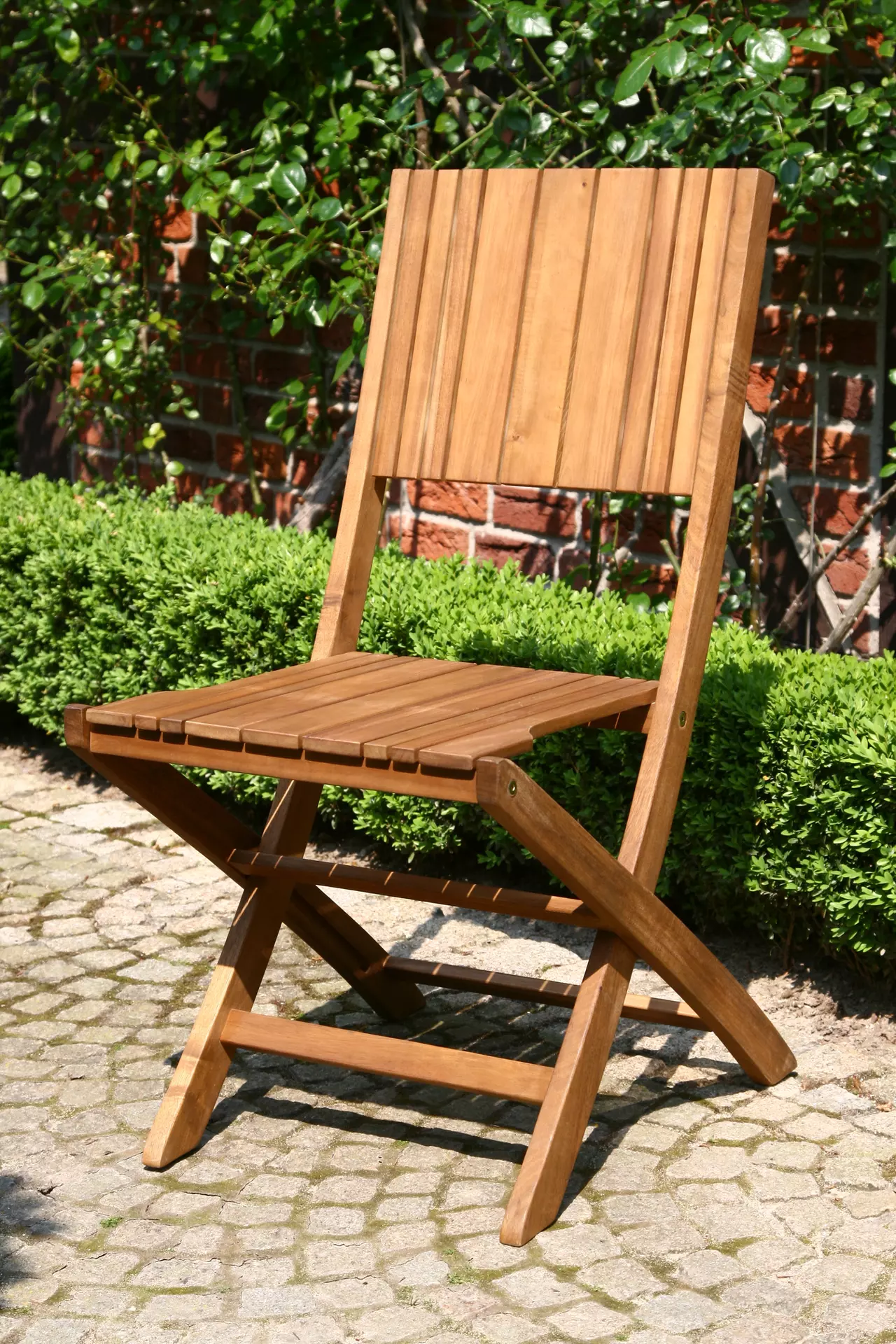 Klappstuhl Holz braun ca. 46 x 89 x 54 cm | Möbel Inhofer