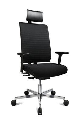 Bild von Büro-Drehstuhl Textil schwarz MONDO