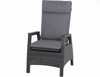 8. Bild von Gartenstuhl Metall Blau ca. 61 x 107 x 75 cm