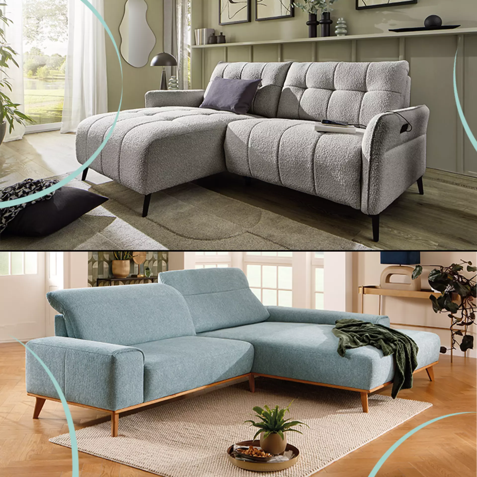 Erfahren Sie jetzt, wie Sie ein kleines Wohnzimmer einrichten. 