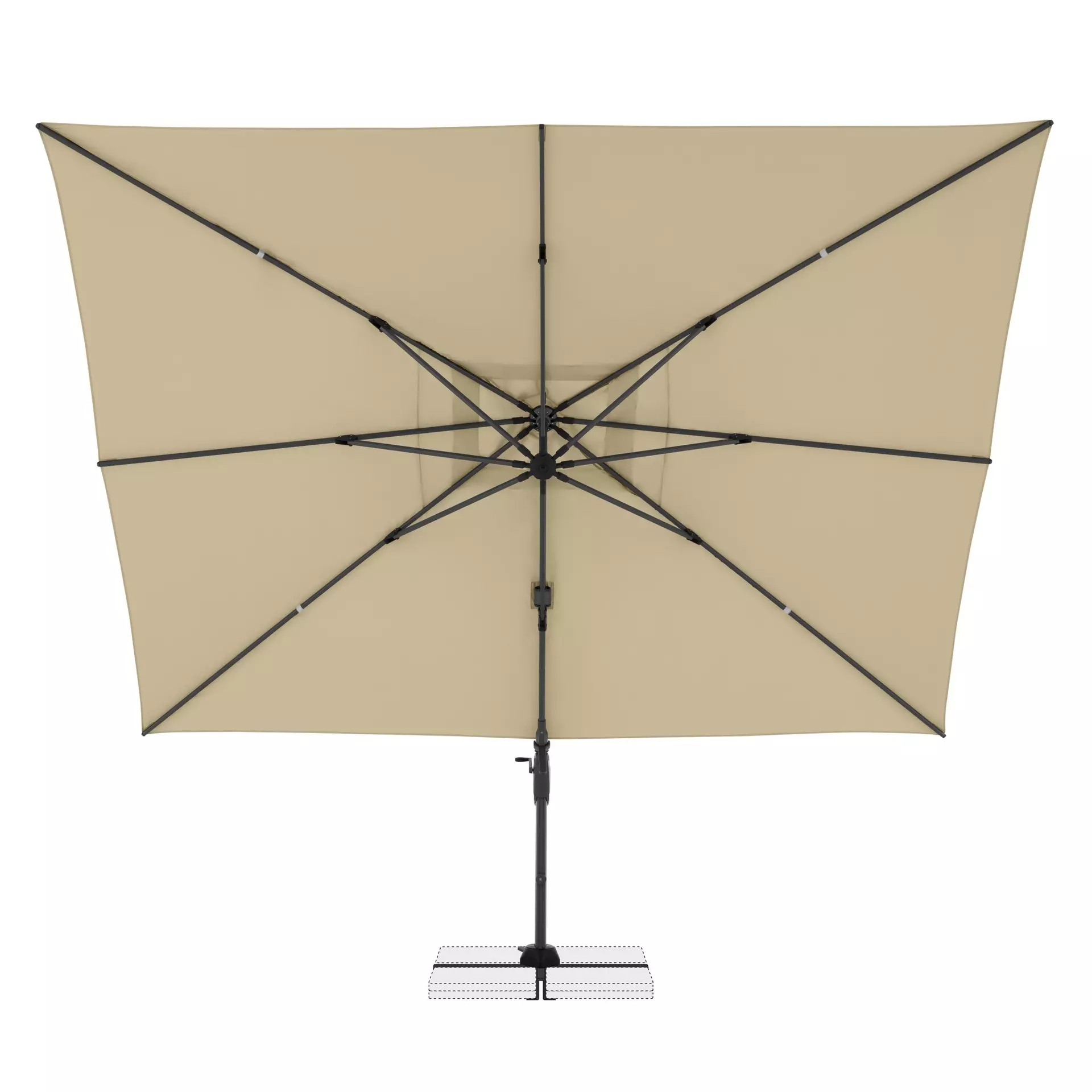 Sonnenschirm Life Side Doppler Textil 