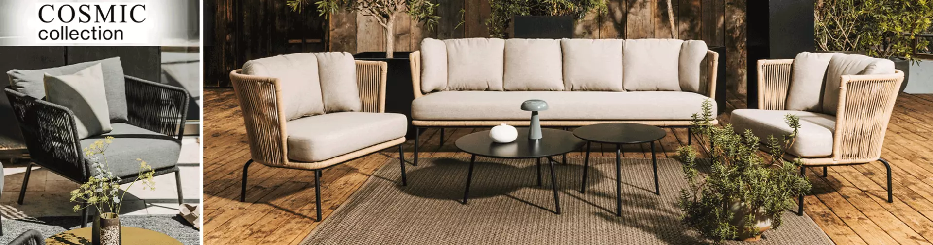 Cosmic Collection - stylische Gartenmöbel für das Leben im Freien