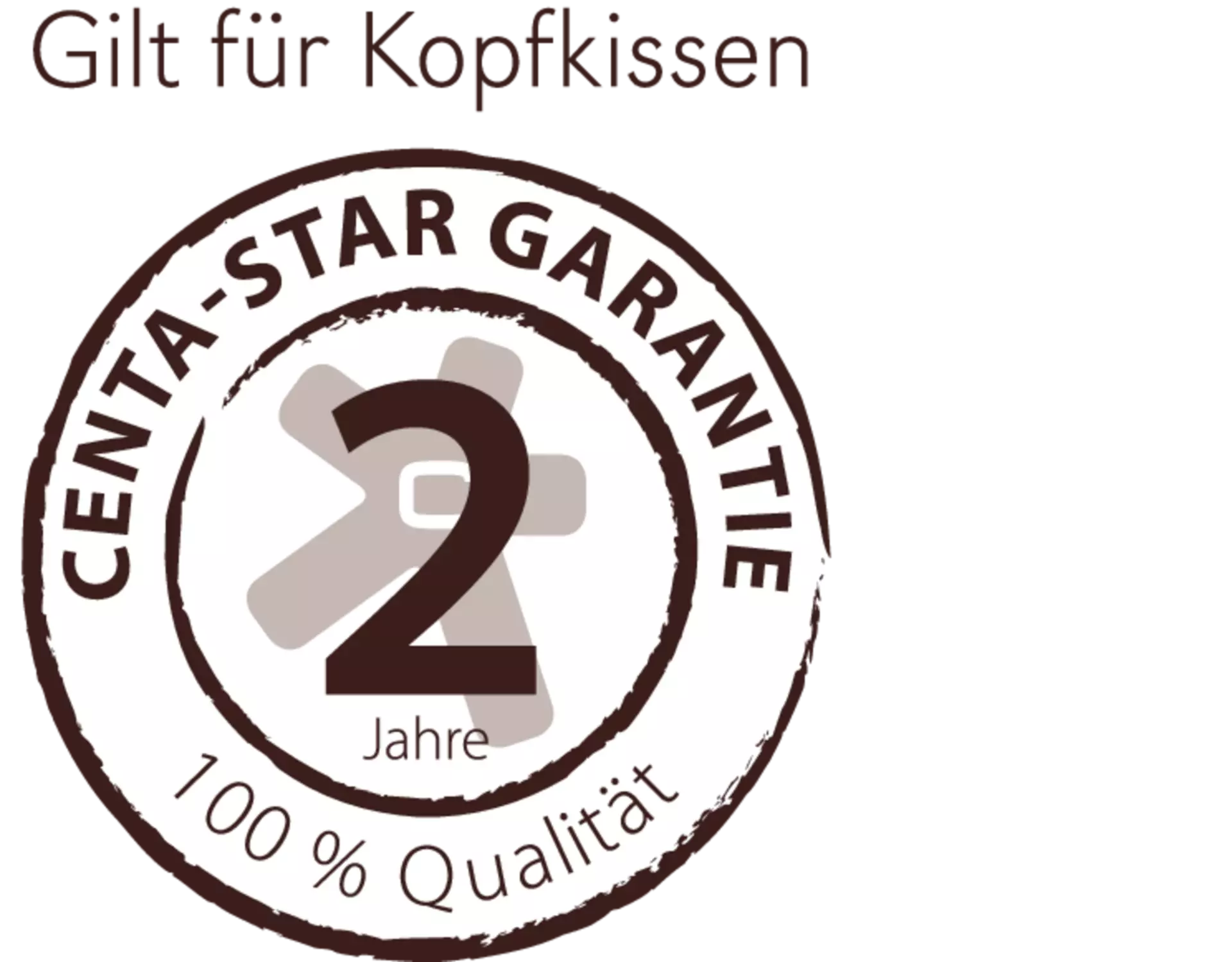 Kopfkissen REGENERATION Kopfkissen Centa-Star Textil 40 x 80 cm