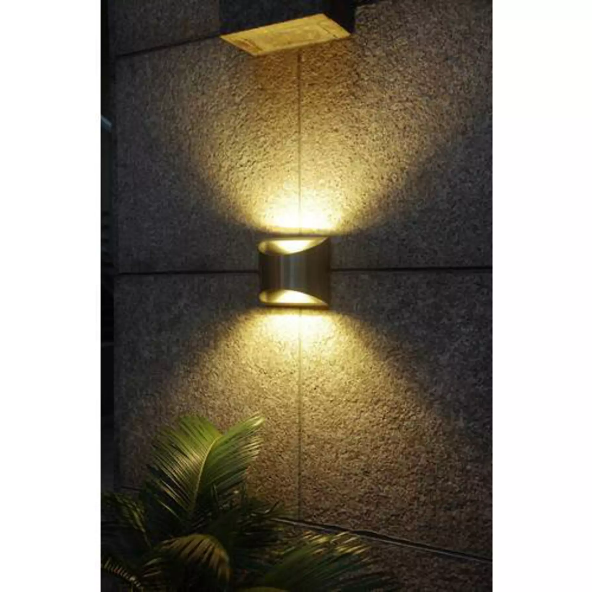 Wand-Aussenleuchte DODD Eco-Light Metall 13 x 12 x 7 cm